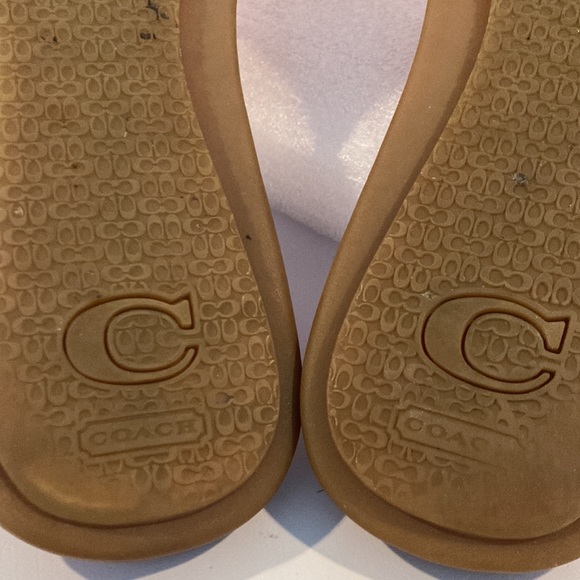 Coach Red & Pink/Raspberry Sandals Sz 10M - Picture 6 of 9